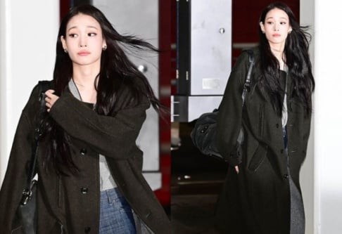 Annie Moon, do ALLDAY PROJECT, viraliza por seu look de ‘moda de aeroporto chaebol’