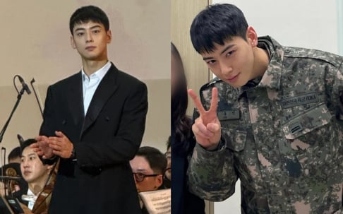 Cha Eun Woo surpreende fãs com visual impecável em concerto da Orquestra Nacional do Exército