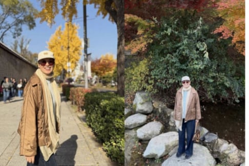 Comediante Park Mi Sun compartilha passeio tranquilo de outono em meio à recuperação do câncer ‘As folhas estão lindamente bonitas’