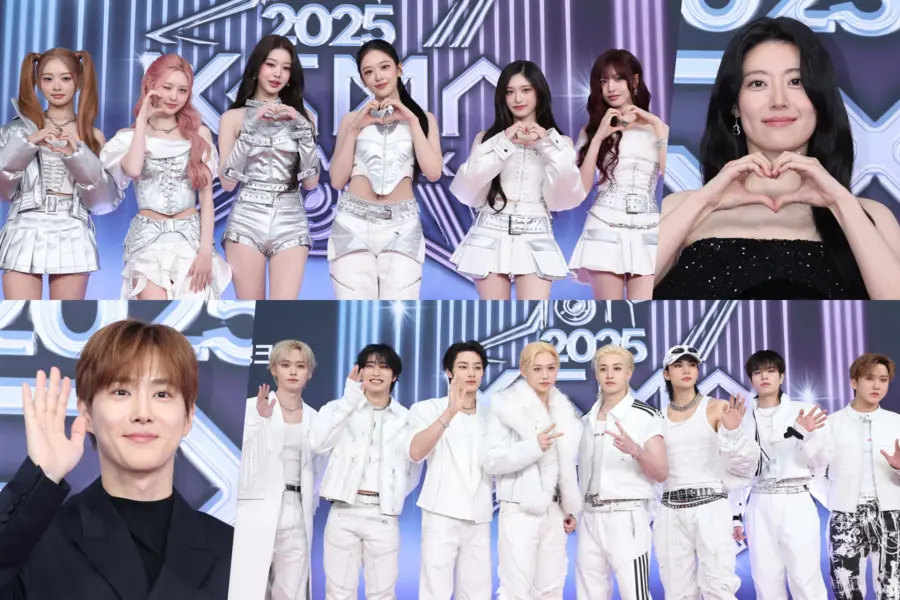 Estrelas brilham no tapete vermelho no segundo dia do KGMA 2025