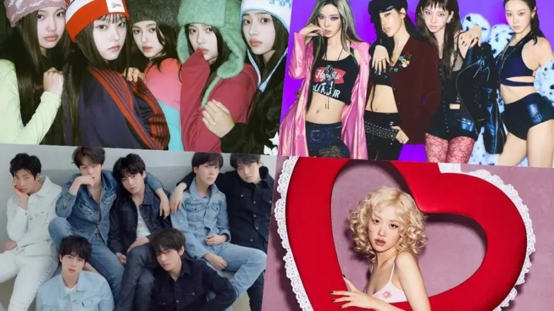 NewJeans, aespa, BTS e Rosé do BLACKPINK Recebem Certificações de Triplo Platina e Ouro da RIAJ por Streaming no Japão