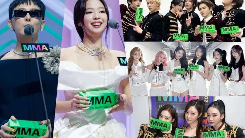 Vencedores do Melon Music Awards 2025: G-Dragon e Jennie se destacam na premiação