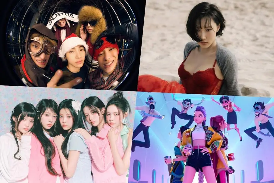 CORTIS, Hwasa, ILLIT e HUNTR/X dominam as paradas semanais da Circle