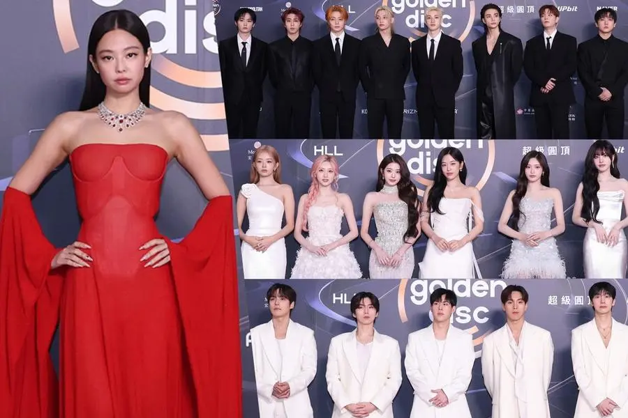 Estrelas do K-pop brilham no Tapete Vermelho do 40º Golden Disc Awards
