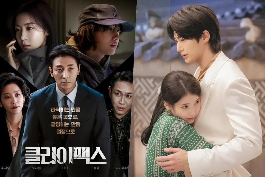‘Climax’ e ‘Perfect Crown’ lideram os rankings dos dramas e atores mais comentados na semana