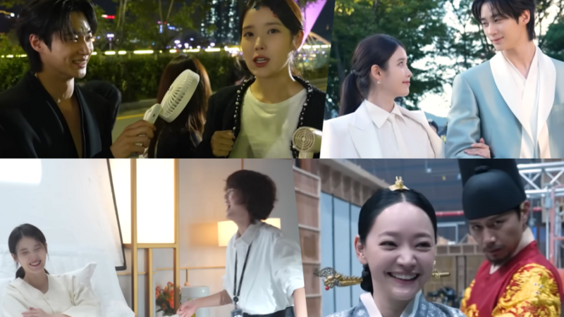 Bastidores de ‘Perfect Crown’ com IU e Byeon Woo Seok