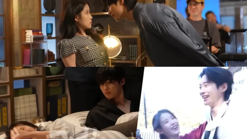 IU e Byeon Woo Seok nos Bastidores de ‘Perfect Crown’ com Risadas Infinitas