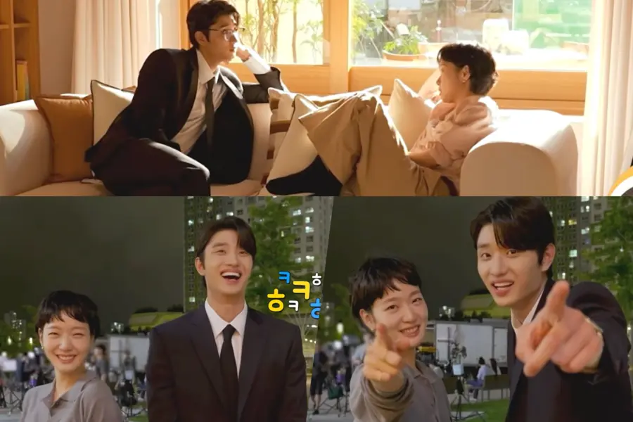 Kim Go Eun e Kim Jae Won trazem diversão nos bastidores de ‘Yumi’s Cells 3’