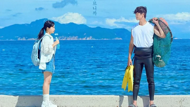 Yeri e Kang Sang Jun estrelam drama ‘Azure Spring’ como mergulhadores à beira-mar